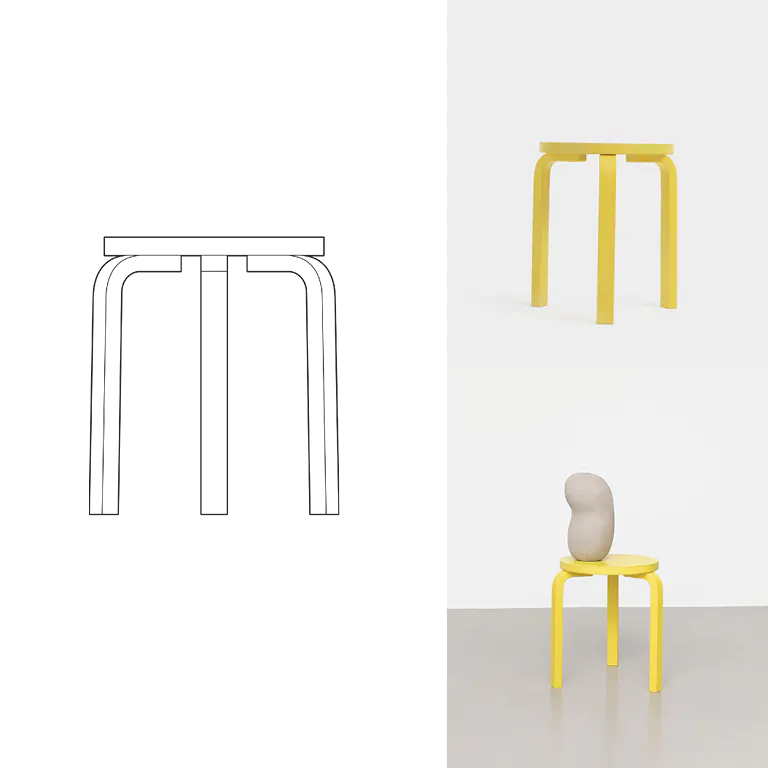 WOOD WOOD x Artek: Celebrating 20 Years with Exclusive Stool 60